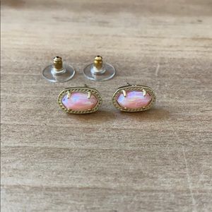 Kendra Scott Pink Opal Earrings